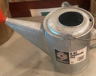 NOS Galvanized Watering Can