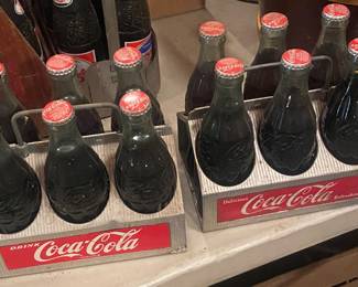 Vintage Aluminum Coca Cola Six Pack Carriers