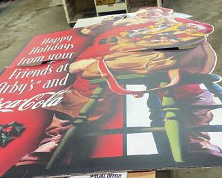 Coca Cola Santa Standee
