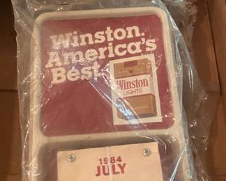 Cigarette Advertising Calendar