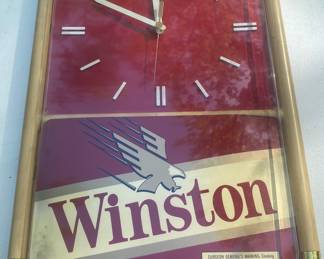 Winston Advertising Clock