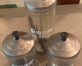 Barbicide Barber Jars