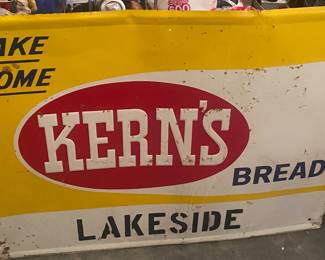 Metal Kern's Bread Sign