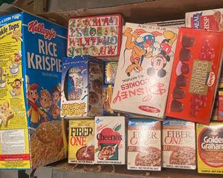Vintage Cereal Boxes