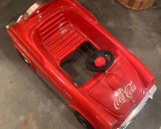 Coca Cola Plastic Pedal Thunderbird