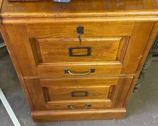 Wooden Filing Cabinet