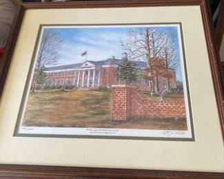 "The Learning Place" Signed and Numbered Print Old Trinity High School 