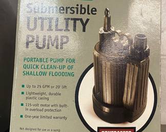 Myer's Submersible Utility Pump