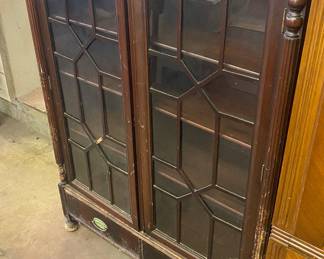 Glass Front Cabinet for Books or Collectibles
