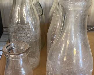Assorted Milk Bottles