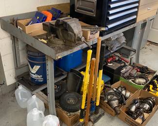Metal Shop Table