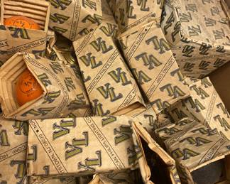 Vintage VL Orange Light Bulbs