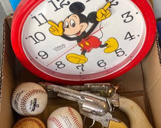Mickey Mouse Clock/Cap Guns