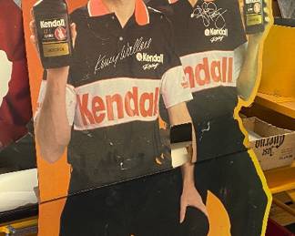 Kendall Motor Oil Racing Standee