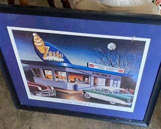 "Friday Night at Zesto's" Print