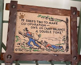 Hillbilly Framed Decor