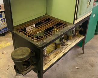 1930's Old Green Enamel Stove/Range