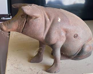 Cast Iron Pig Bank
