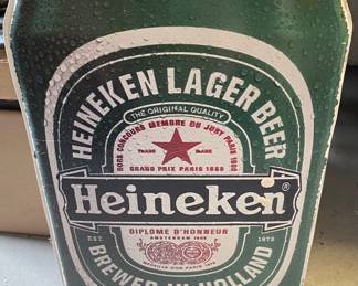 Metal Heineken Sign