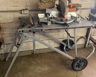 Ridgid Miter Saw with Stand