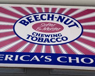 Beech Nut Tobacco Sign