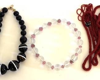 Lot 54 Bead necklaces