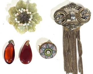 Lot 24 Pins and Pendants