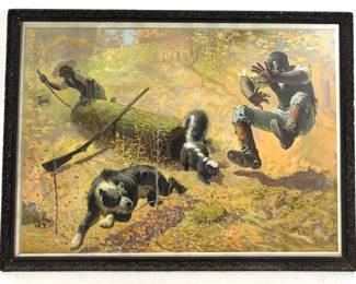 Lot 355 1908 Winchester Ad Litho