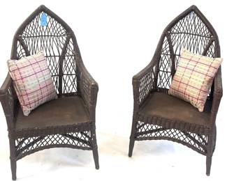Lot 209 Wicker Chairs