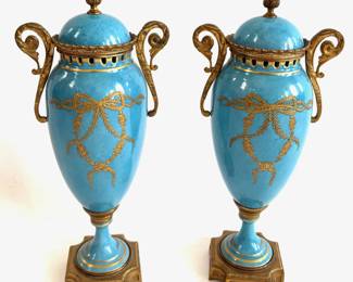 Lot 513 Sevres Design Urns