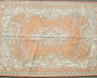 Lot 447 Indian Aubusson Room rug