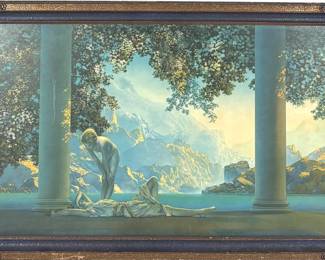 Lot 357 Maxfiel Parrish, chromolighograph