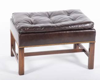 Lot 144 Hickory Ottoman