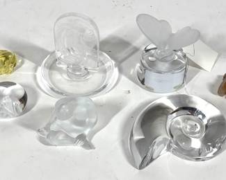 Lot 195 Crystal Decorative Objects