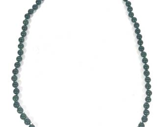 Lot 73 Chinese Jade Necklace