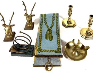 Lot 247 Brass Table Articles