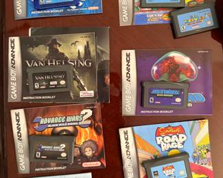 Pokémon, Van Helsing, Advance Wars 2, Crash Nitro Mart, Super Mario World Advance and Advance 2, Metroid Zero Mission, Road Rage (Simpsons)