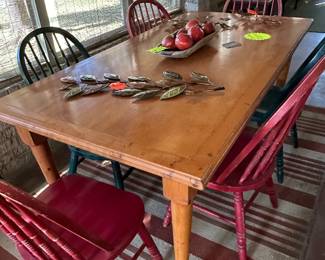 PORCH Wood Table and Matcing Chairs