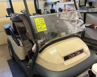 Club Car Golf Cart - 3 year old Batteries - Just completely Serviced and is Ready to work - Battery Charger and all required Cables