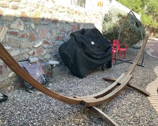 wooden hammock (hammock bed included see other picture)