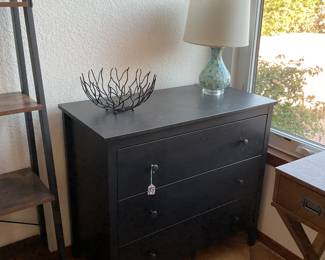 IKEA black dresser-35x18x33