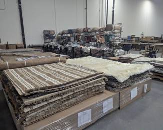 Rugs of all sizes, doormats, bedding, pillows, and more!