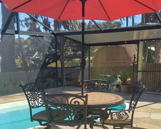 Heavy Duty Patio Set
Rocks, & Swivels
Umbrella Included
$275