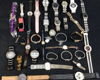 ASSORTED WATCHES, ELGIN, BETTY BOOP, TIMEX, GENEVA