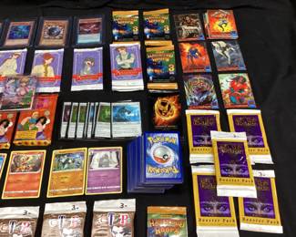 ASSORTED TRADING CARDS, POKÃMON, DISNEY HUNCH BACK OF NOTER DAME, THE CUT-UPS PROJECT, HAUNTED HOOPS, ANASTASIA