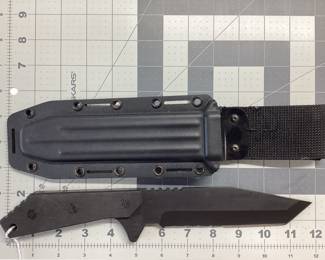 BUCK STRIDER TANTO KNIFE BU890TX MONSTER TANTO BY BUCK INCLUDES SHEATH. 6 5/8 INCH BLADE