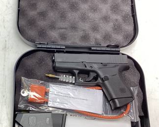 GLOCK 43 SUB COMPACT SEMI-AUTO 9x19 PISTOL w 2 MAGAZINES & HARD CASE, NEW IN BOX