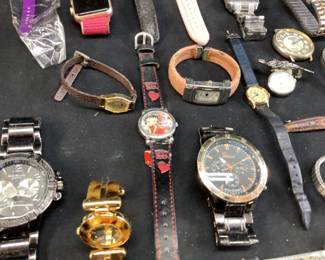 ASSORTED WATCHES, ELGIN, BETTY BOOP, TIMEX, GENEVA