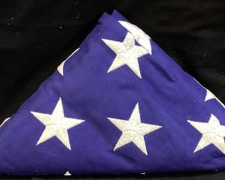 MEMORIAL AMERICAN FLAG FOLDED, 3ft by 5ft