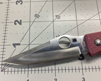 RARE SPYDERCO HORN KNIFE THIS DISCONTINUED JESS HORN ZDP-189 SPYDERCO KNIFE IS IN NEW CONDITION WITHOUT BOX